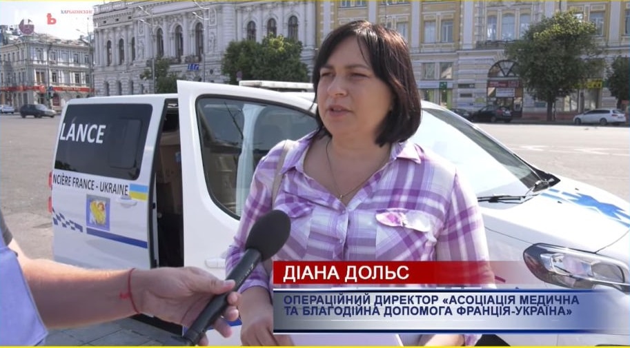Aide Medicale Caritative France Ukraine interview Diana Dols