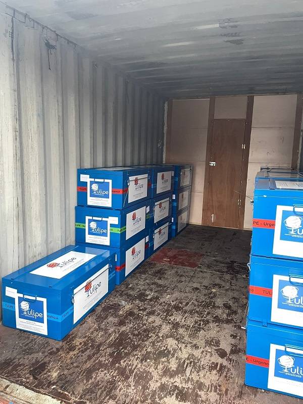 Livraison de kits Tulipe Motanka invasion russe Ukraine