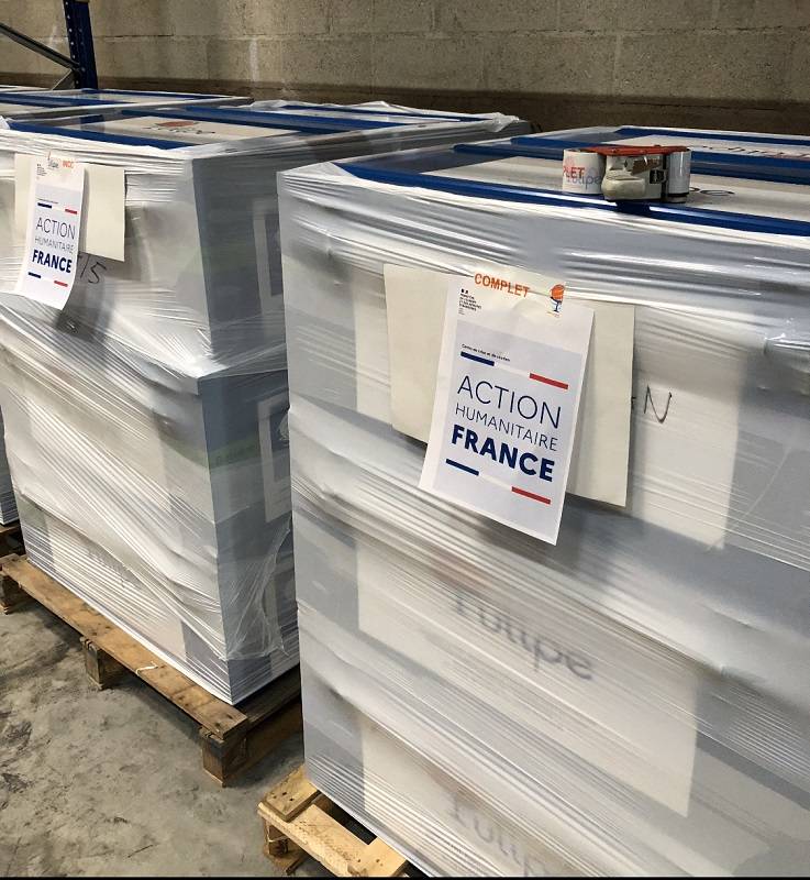 Préparation des malles tulipe pour la république démocratique du Congo