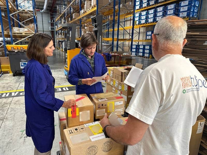 entrepôt association Tulipe le Thillay