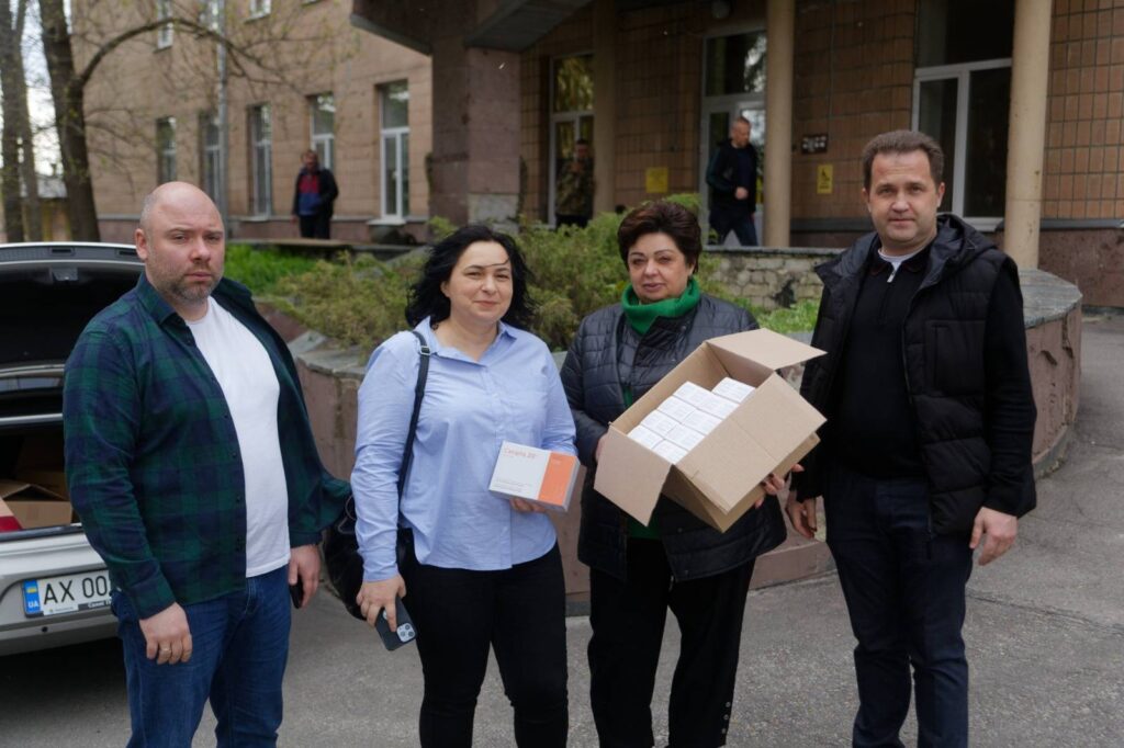 Distribution aide humanitaire Ukraine 2024